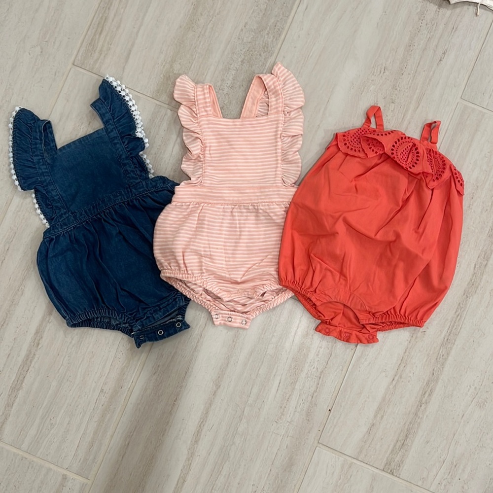 Old Navy Target and Baby Gap Rompers